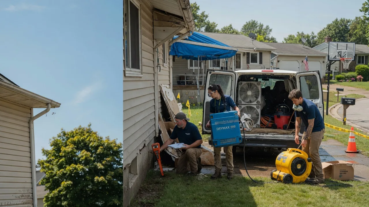 Ceiling Leak Cleanup in Le Claire, IA near me
