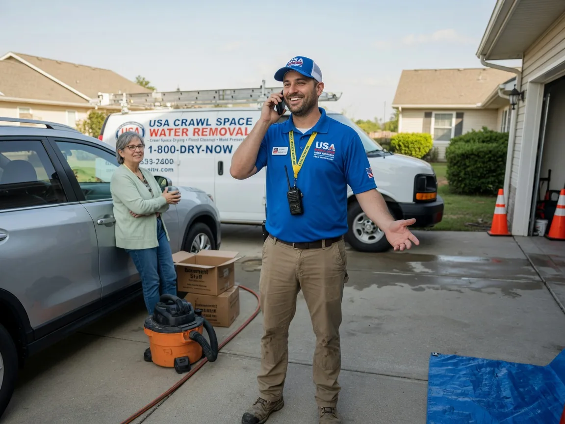 Crawl Space Water Removal Le Claire, IA FAQs
